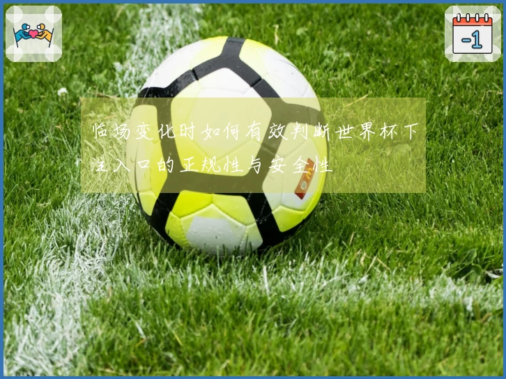 临场变化时如何有效判断世界杯下注入口的正规性与安全性